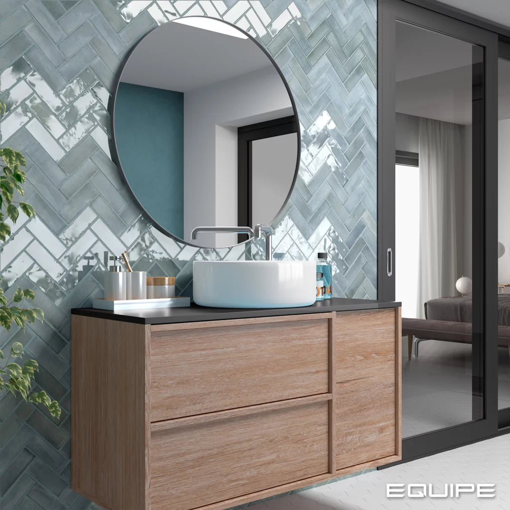 Equipe Coco Blue Grass Gloss Kakel