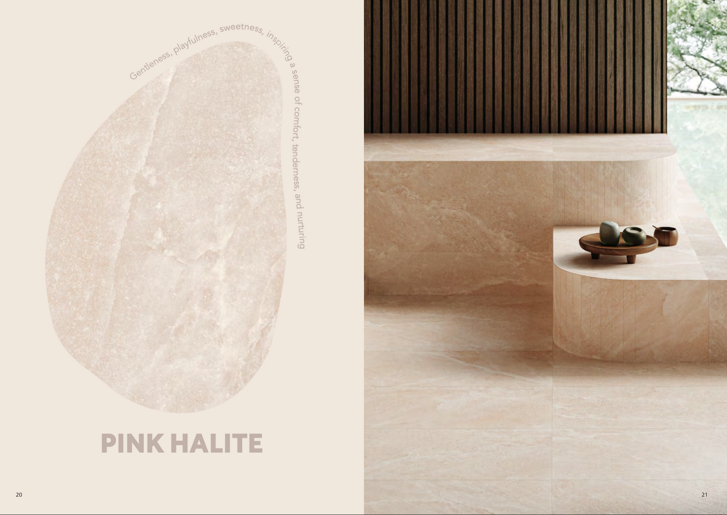 Inspirationsbild med rosa klinker ifrån Provenza