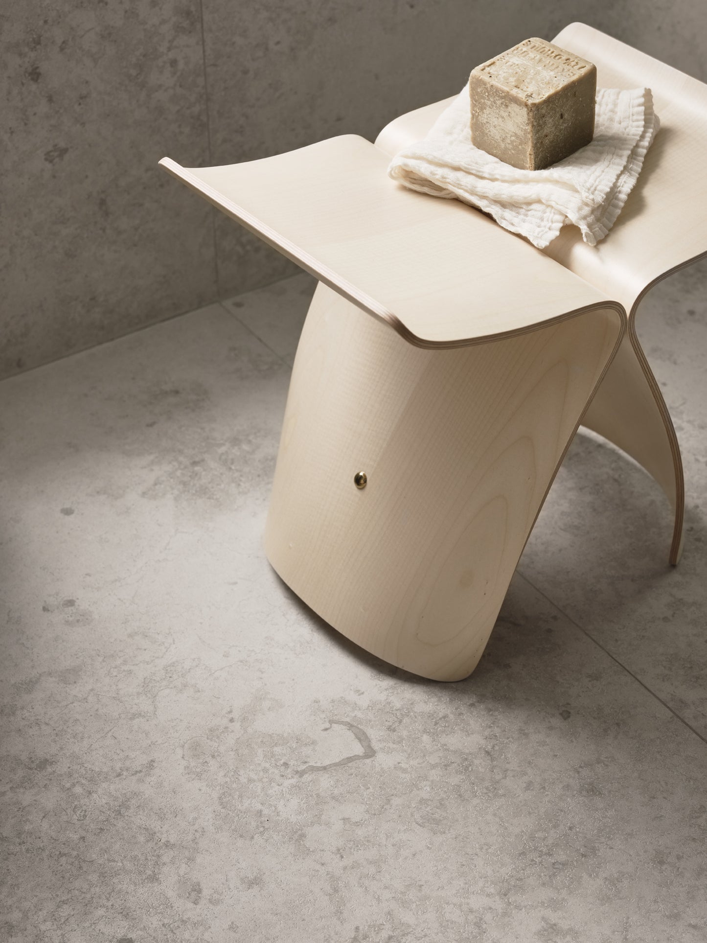 närbild på beige klinker från Bricmate jura select ivory 